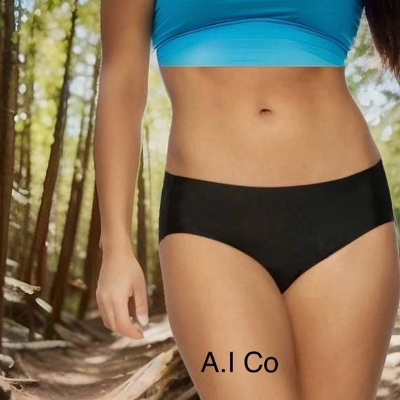 BLACK BOW 5 SEAMLESS CLEAN CUT TAGLESS LARGE SPANDEX HIPSTER UNDERWEAR 5 PACK - Picture 1 of 10